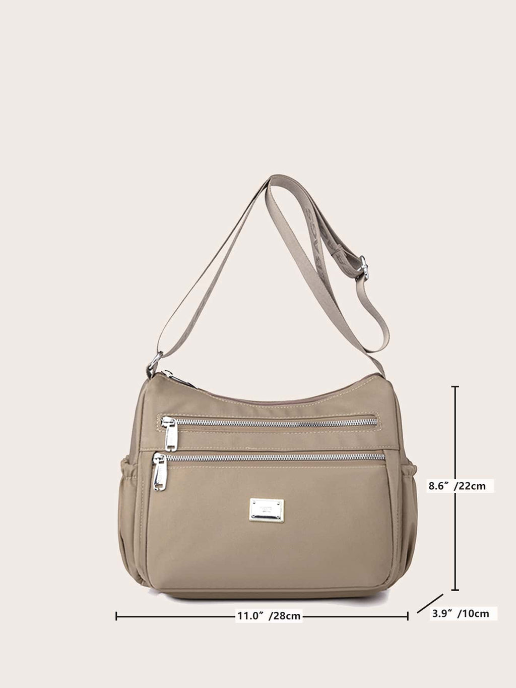 Solid Color Crossbody Bag for Women Nylon Waterproof Shoulder Purse Messenger Bag Lightweight Pocketbooks,Roomy Multiple Pockets Bag Ladies Crossbody Purse Fashion Tote Top Handle Satchel and Lightweight Hand Bags