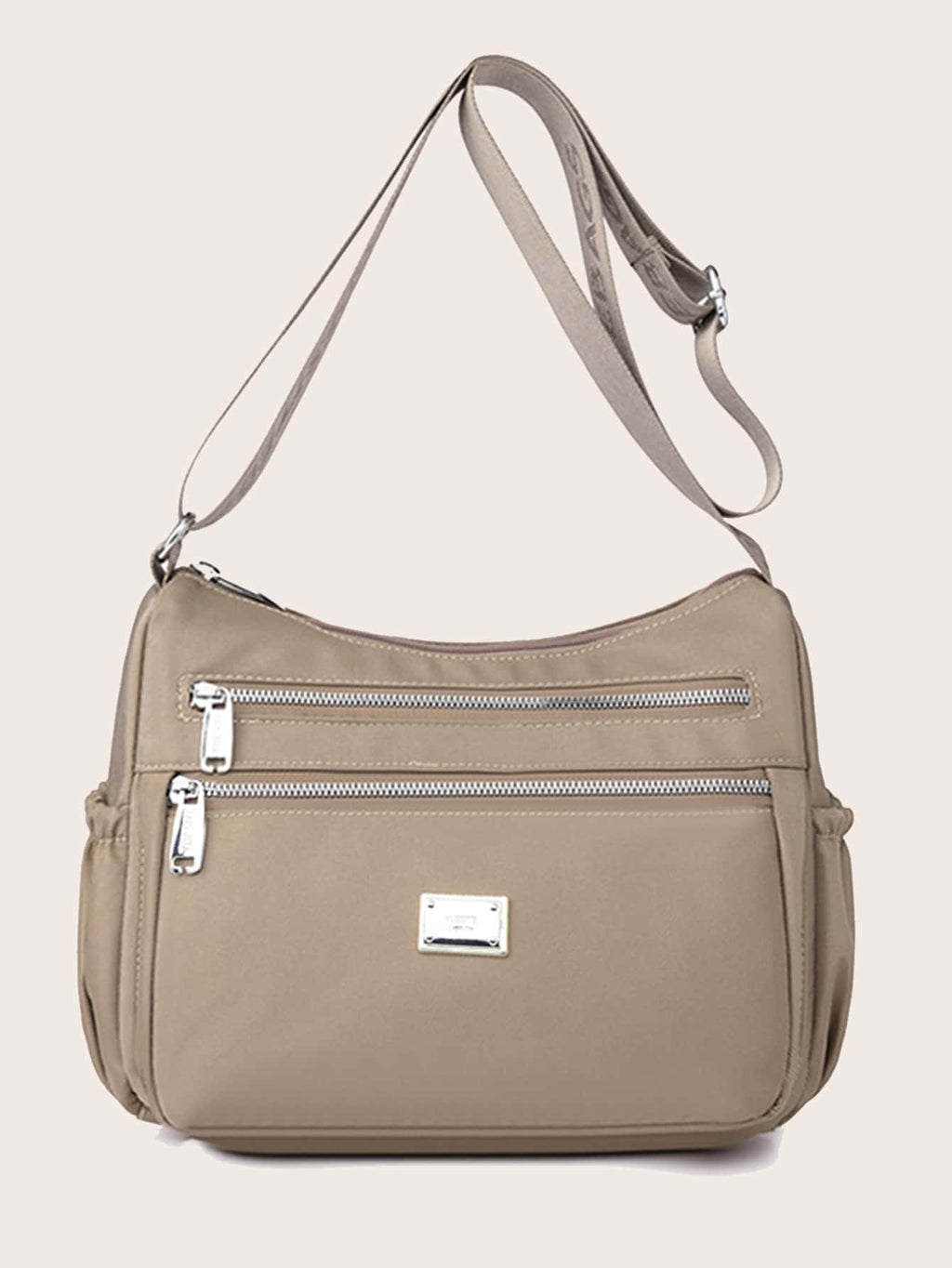 Solid Color Crossbody Bag for Women Nylon Waterproof Shoulder Purse Messenger Bag Lightweight Pocketbooks,Roomy Multiple Pockets Bag Ladies Crossbody Purse Fashion Tote Top Handle Satchel and Lightweight Hand Bags