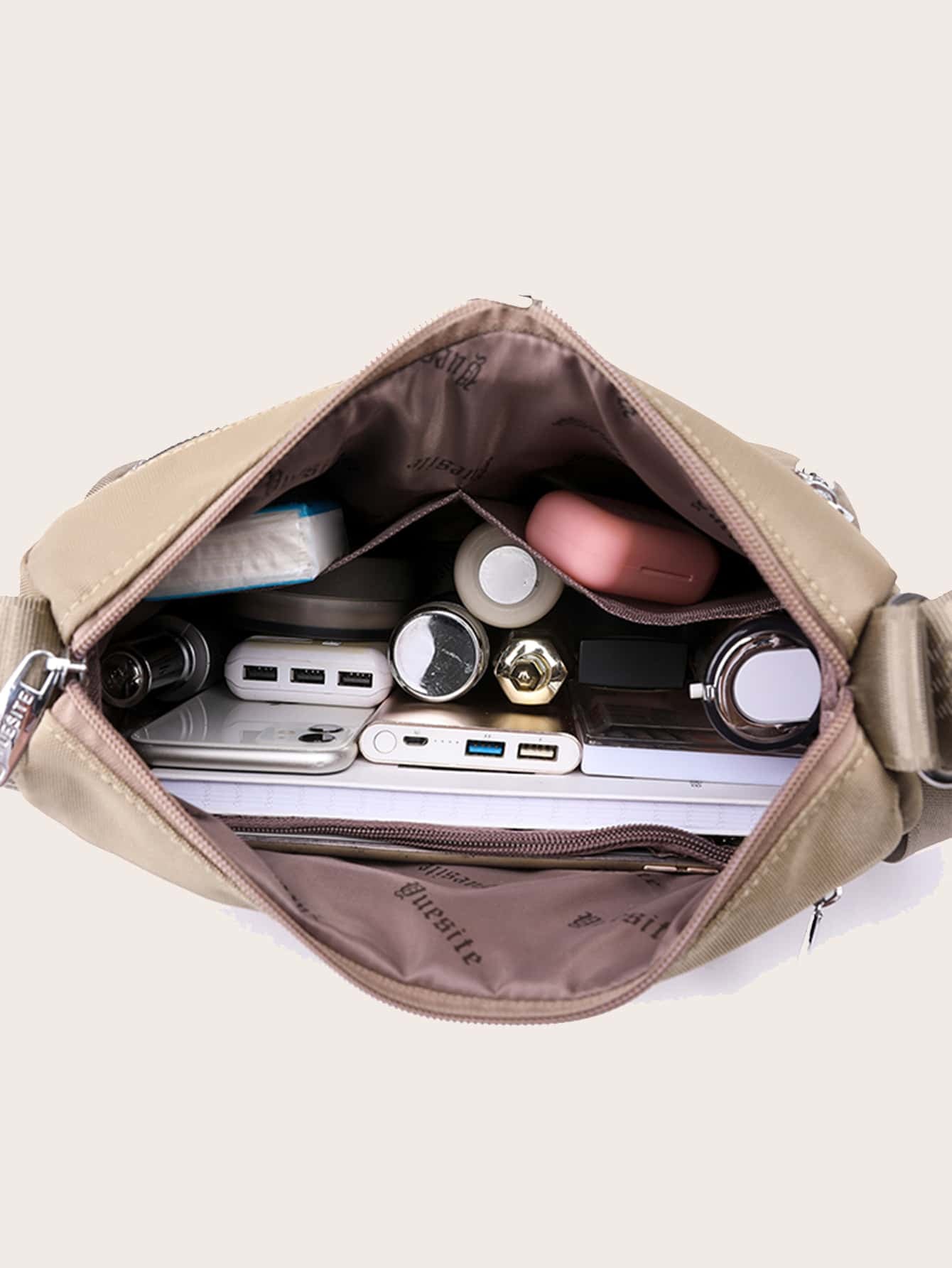 Solid Color Crossbody Bag for Women Nylon Waterproof Shoulder Purse Messenger Bag Lightweight Pocketbooks,Roomy Multiple Pockets Bag Ladies Crossbody Purse Fashion Tote Top Handle Satchel and Lightweight Hand Bags